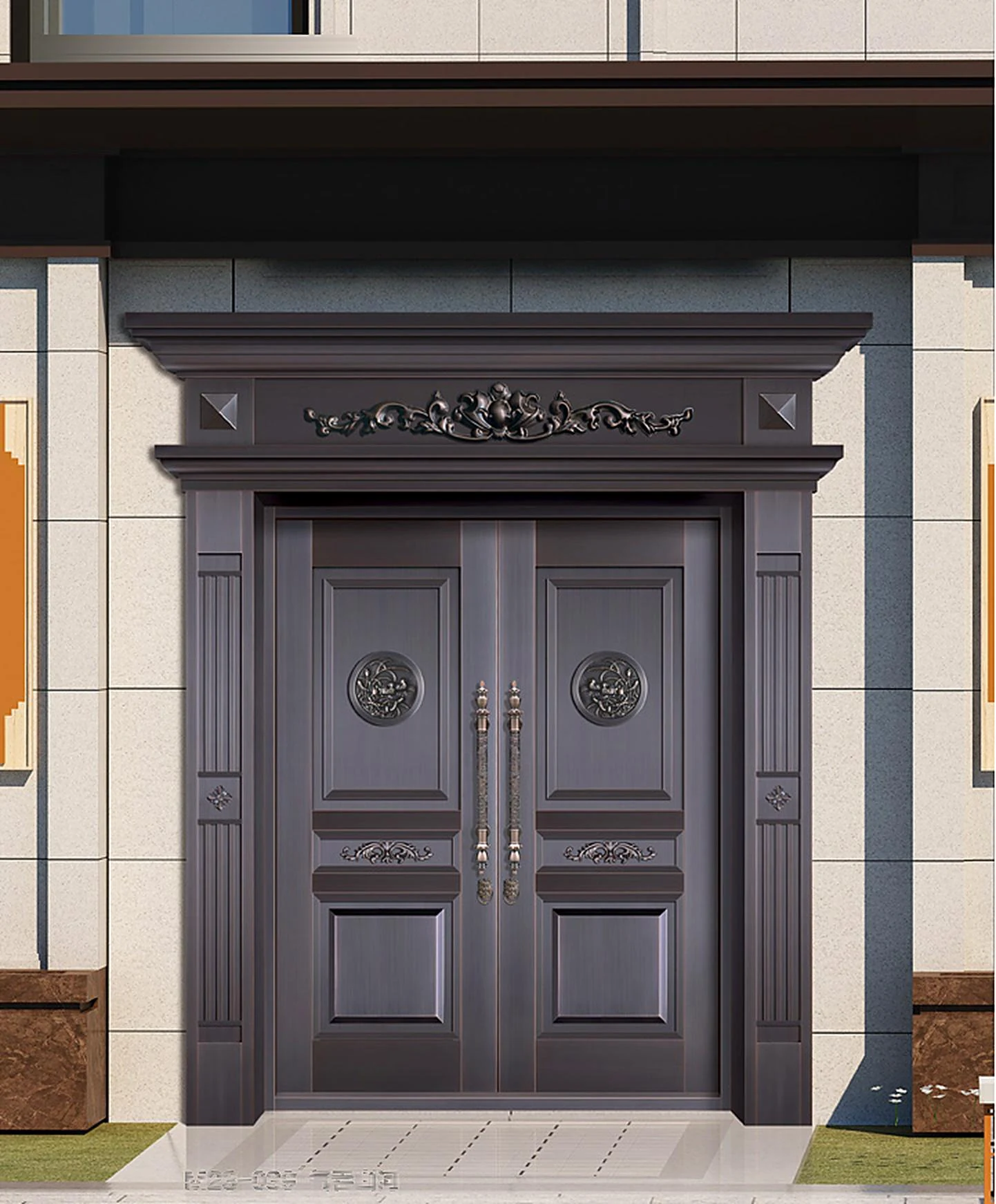 Classic framed entrance