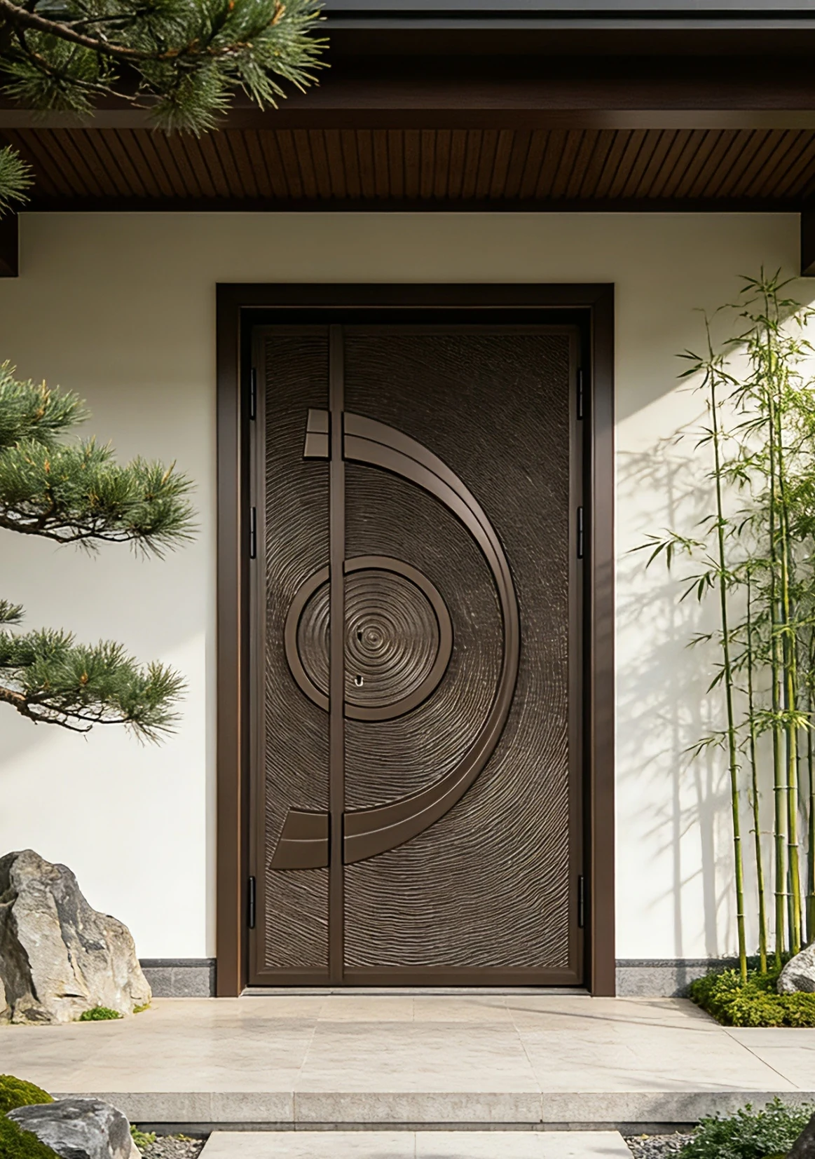 Concentric cast relief entrance