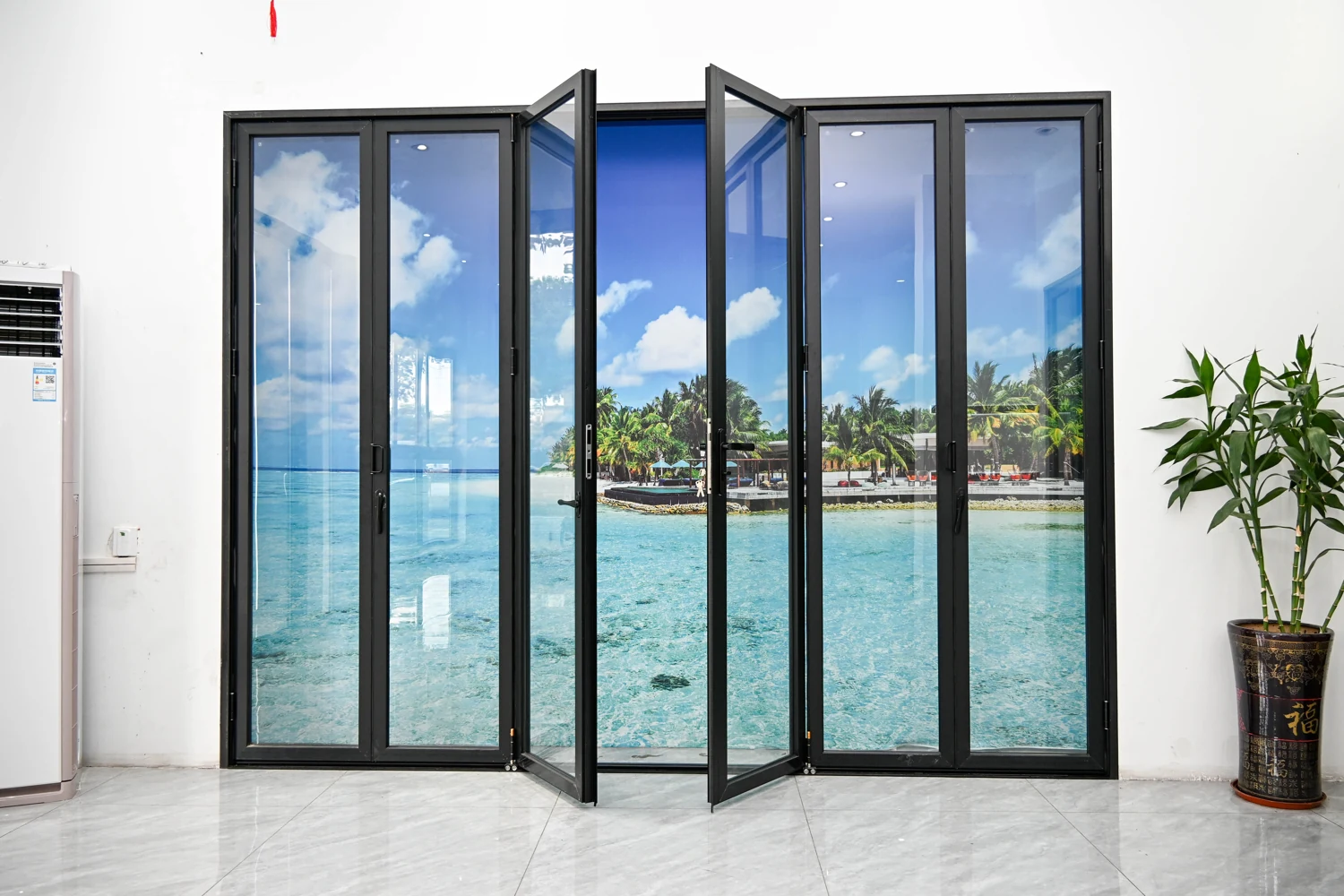 Aluminum-profile glass doors